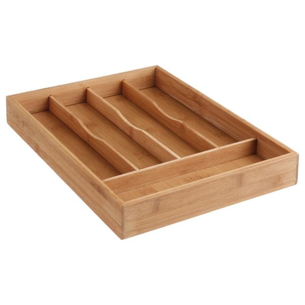 FIVE Organizator za pribor 34x25x4,3cm, bambus natural - 115242-1