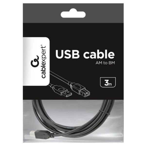 CCP-USB2-AMBM-10 Gembird USB 2.0 A-plug B-plug kabl za stampac black 3m - EP3227357