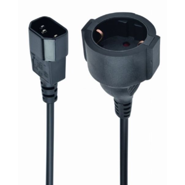 PC-SFC14M-01 Gembird C14 UPS muški na Suko zenski, 15cm (alt. EG-PSU3-01) - EP3227510