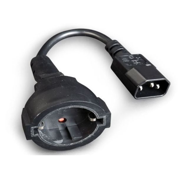 PC-SFC14M-01 Gembird C14 UPS muški na Suko zenski, 15cm (alt. EG-PSU3-01) - EP3227510