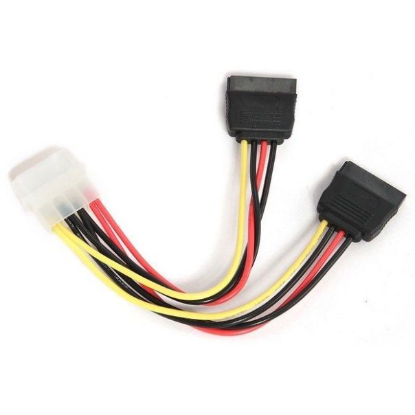 CC-SATA-PSY Gembird 2 xSerial ATA power supply kabl flat 15cm - EP3225406
