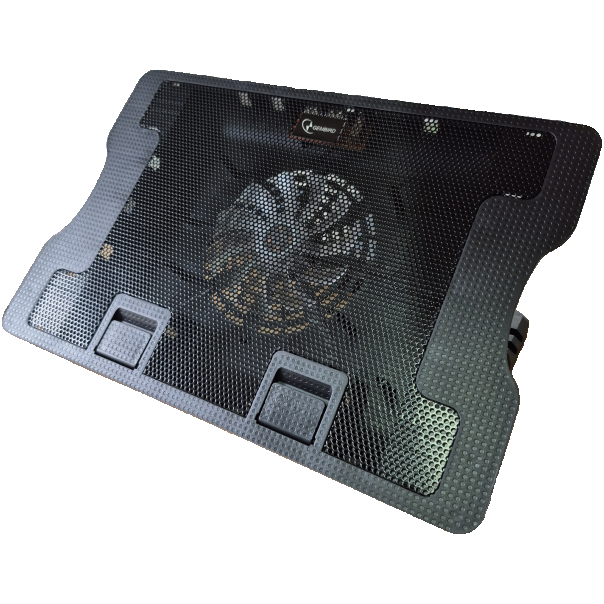 N2000FS** Gembird hladnjak za laptop 15-17 140mm Fan-CONTROL, 2xUSB, 370x265mm, Ergo Stand(599) - EP3231009