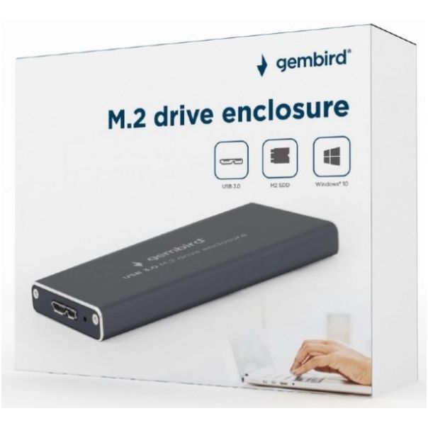 GEMBIRD EE2280-U3C-01 Kuciste za M.2 SSD memoriju USB3.0 - 19944