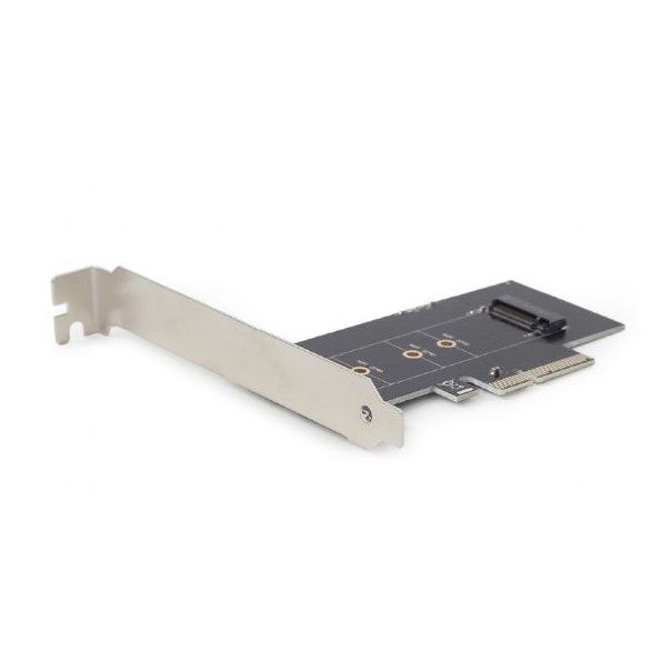 PEX-M2-01 Gembird M.2 SSD NVMe adapter PCI-Express add-on card, sa dodatnim low-profile breketom - EP3225505