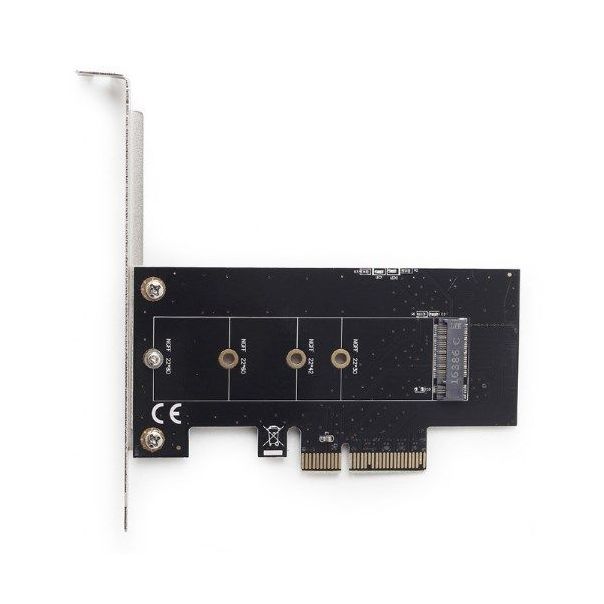 PEX-M2-01 Gembird M.2 SSD NVMe adapter PCI-Express add-on card, sa dodatnim low-profile breketom - EP3225505