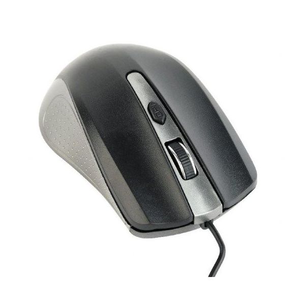 MUS-4B-01-GB Gembird Opticki mis 800-1200Dpi 4-button spacegrey/black 99mm  USB kabl 1,35m FO - EP3226653