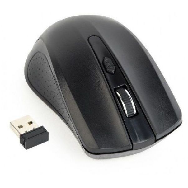 MUSW-4B-04 ** Gembird Bezicni mis 2,4GHz opticki USB 800-1600Dpi black 99mm (337) - EP3227272