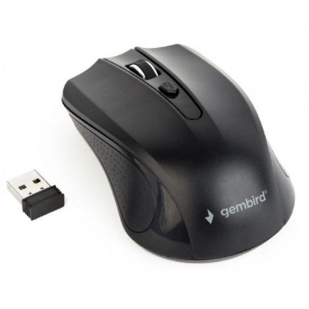 MUSW-4B-04 ** Gembird Bezicni mis 2,4GHz opticki USB 800-1600Dpi black 99mm (337) - EP3227272