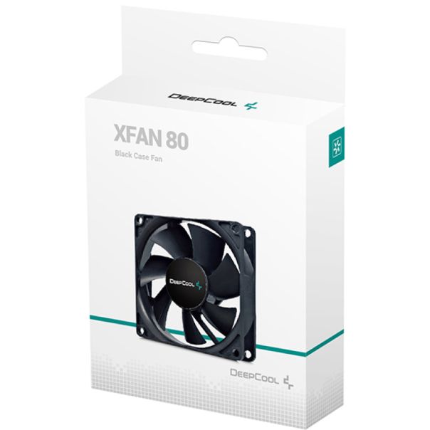 DeepCool XFAN80 80x80x25mm ventilator hydro bearing 1800rpm 21CFM 20dBa - EP3225956