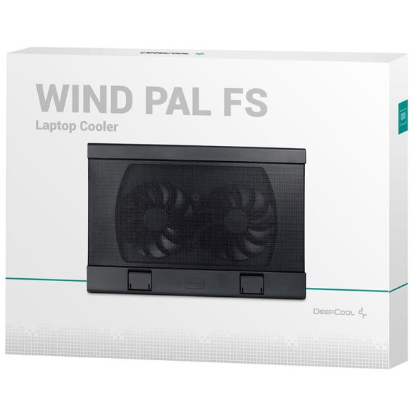 DeepCool WINDPALFS Hladnjak za laptop 15,6/17 2xUSB 2x140mm.Fan 700~1200rpm 115CFM 21DB. (postolje) - EP3230449