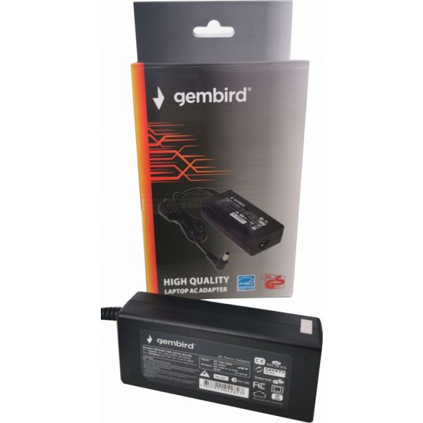 NPA90-195-4620 (DE10) Gembird punjac za laptop 90W-19.5V-4.62A, 7.4x5.0mm black PIN - EP3223964