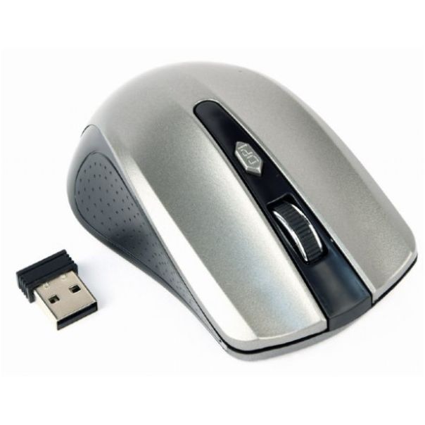 MUSW-4B-04-BG Gembird Bezicni mis 2,4GHz opticki USB 800-1600Dpi black/spacegrey 99mm. - EP3226180