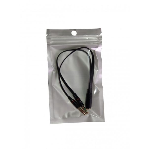 CCA-418A ** Gembird 3.5mm Headphone Mic Audio Y Splitter Cable Female to 2x3.5mm Male adapter (87) - EP3223512