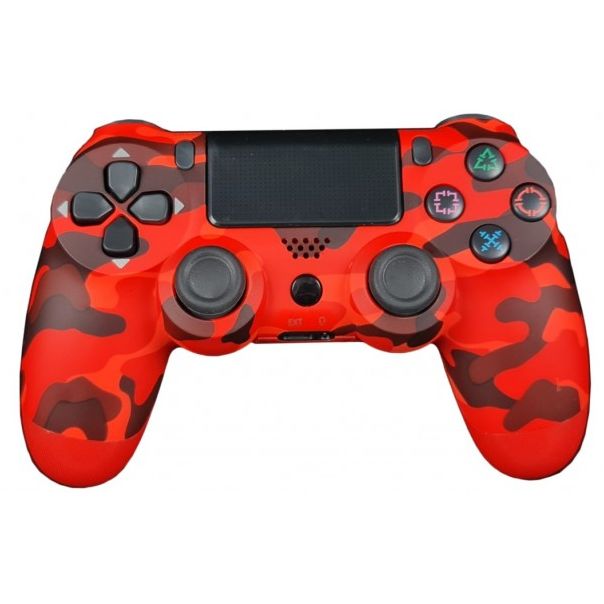 JPD-Wireless-Thrillershock PC/PS4 CAMO RED Gembird Bezicni gamepad sa dvostrukom vibracijom v2 - EP3227492