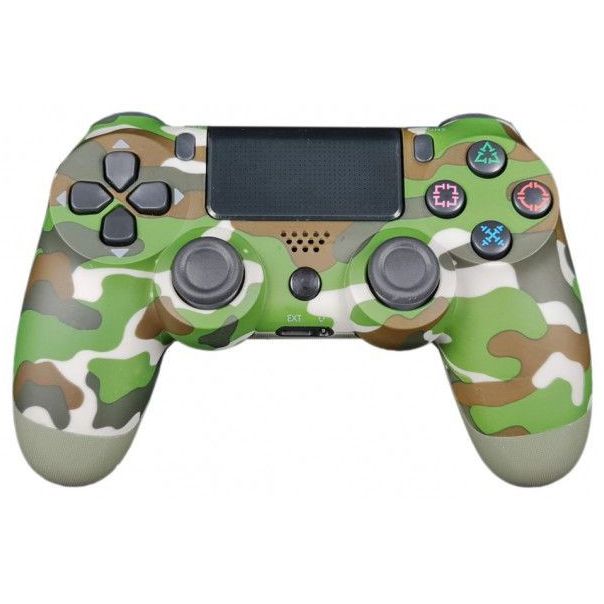 JPD-Wireless-Thrillershock PC/PS4 CAMO GREEN Gembird Bezicni gamepad sa dvostrukom vibracijom v2 - EP3227498