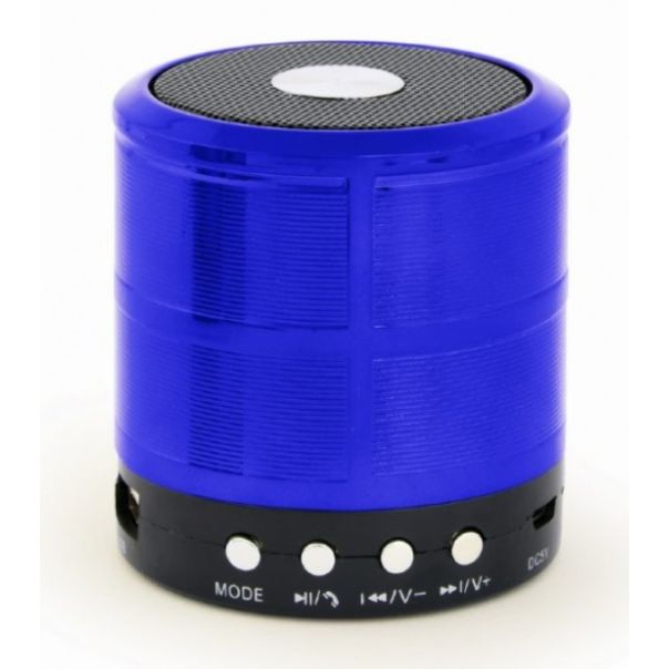 SPK-BT-08-B Gembird Portable Bluetooth speaker +handsfree 3W, FM, microSD, AUX, blue FO - EP3226216