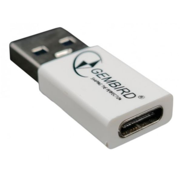 CCP-USB3-AMCM-0M** Gembird USB 3.1 AM to Type-C female adapter cable, White (Alt.A-USB3-AMCF-01, 79) - EP3227539