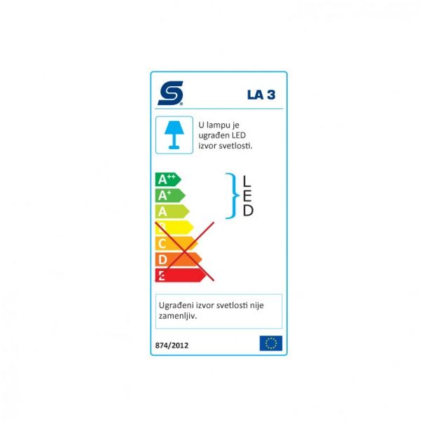 Stona LED lampa LA3 - EP3244353