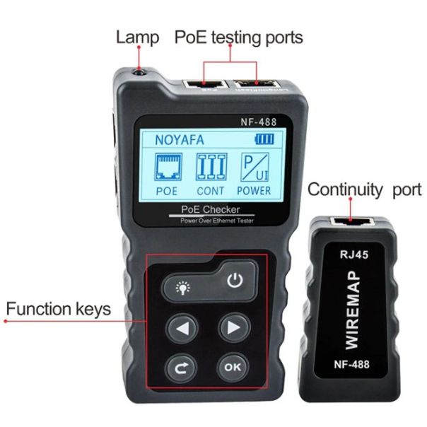 Tester Kablovski POE LAN Noyafa NF-488 STP / UTP do 600m - EP3231075
