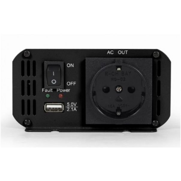 EG-PWC300-01 Gembird 12V Auto inverter DC/AC 300W+USB port - EP3273833
