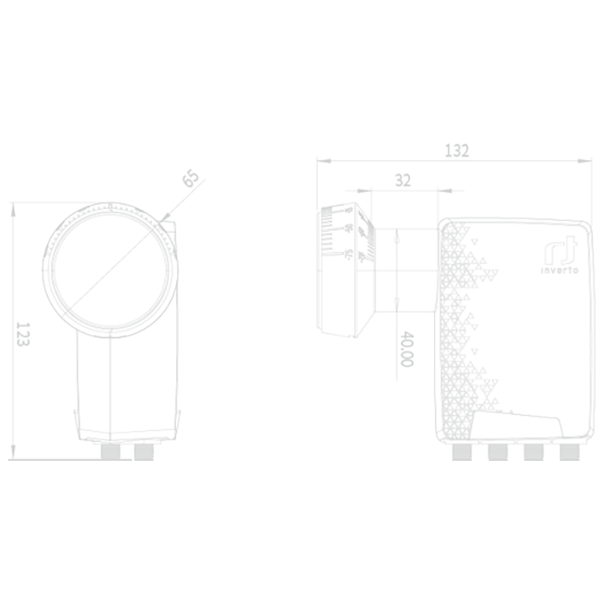 LNB LNB Octo, sum 0.7 dB, vodonepropusan, dugi vrat - EP3230856