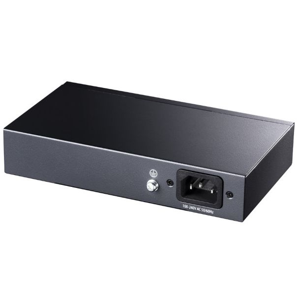 Cudy FS1006P 6-Port 10/100M PoE+ Switch, 60W internal max 32W/PoE, UPLINK, 250m (alt.PFS3006-4ET-60) - EP3236103