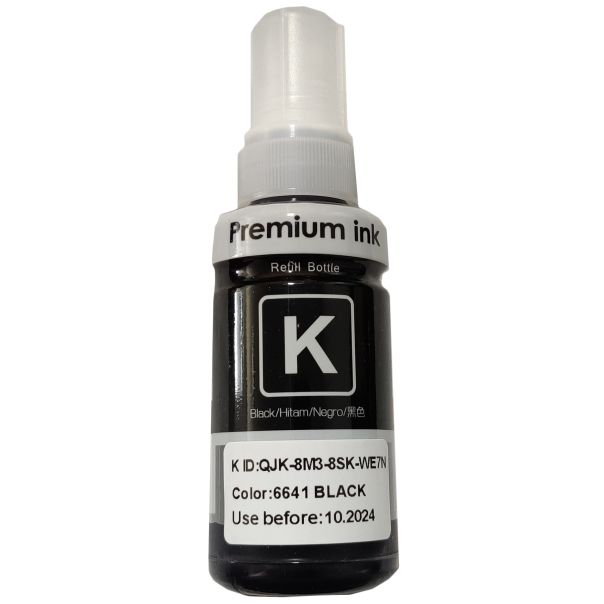 INKJET T6641 K Dopuna crna boja bocica sadrži 70 ml mastila za Epson EPIJ6641SC - EP3243769