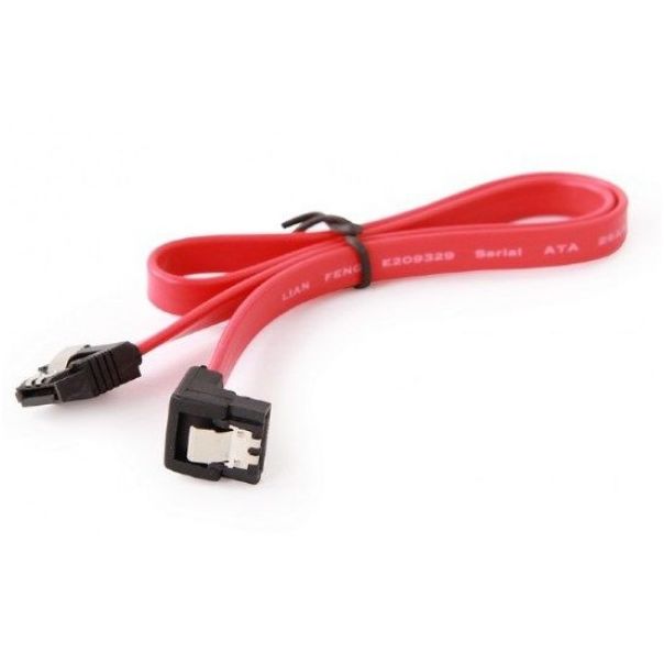CC-SATAM-DATA90-0.3 Gembird Metal clips, Serial ATA data kabl flat 0,3m 90 degree bent connector - EP3224521