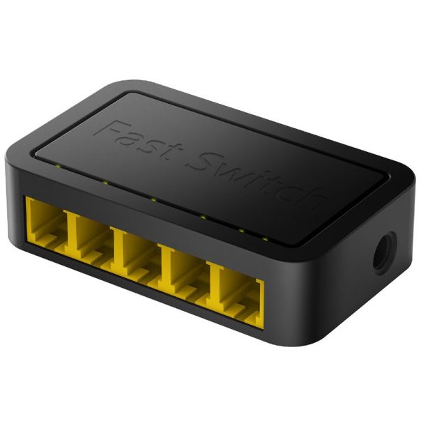 Cudy FS105D LAN 5-Port 10/100 Switch auto-negotiation RJ45 ports - EP3224539
