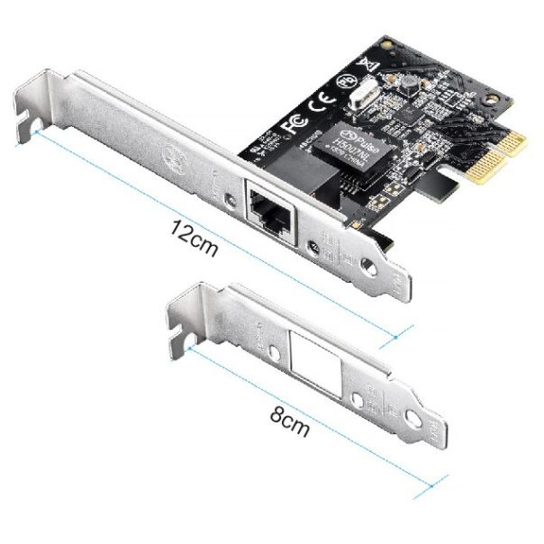 Cudy PE10 GIGABIT ETHERNET PCI-Express CARD 10/100/1000 (alt. NIC-GX1) - EP3226659