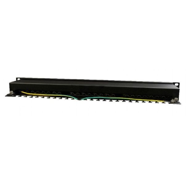 NPP-C524-002 Gembird Cat.5E 24 port shielded patch panel, 19 1U - EP3224443