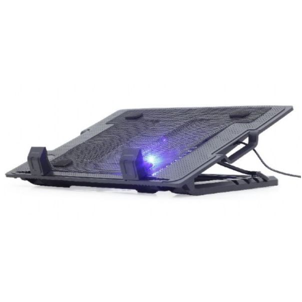 NBS-1F17T-01 Gembird hladnjak za laptop, 17inc 150mm Fan, USB, 370x265mm, Ergo Stand - EP3231129