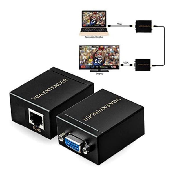 DEX-VGA-05 Gembird VGA extender 30m preko LAN kabla (FO) - EP3224983