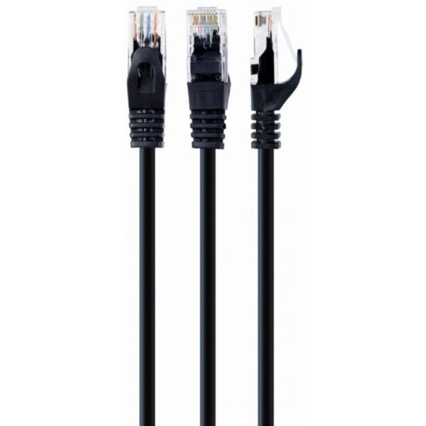 PP6U-0.25M/BK Gembird Mrezni kabl, CAT6 UTP Patch cord 0.25m black - EP3226039