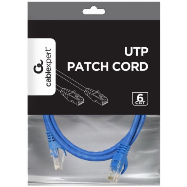 PP6U-1.5M/B Gembird Mrezni kabl, CAT6 UTP Patch cord 1.5m blue - EP3273872