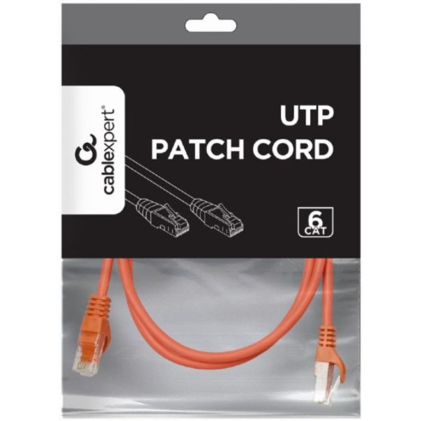 PP6U-1M/R Gembird Mrezni kabl, CAT6 UTP Patch cord 1m red - EP3242411