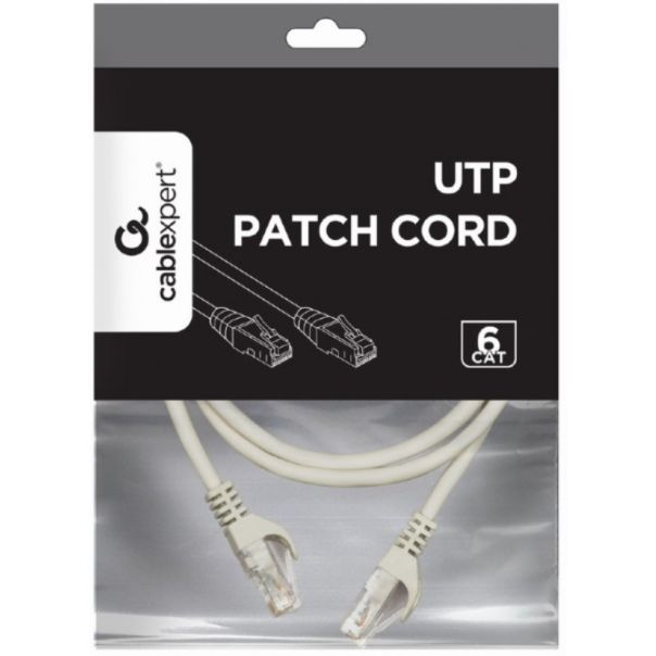 PP6U-2M Gembird Mrezni kabl, CAT6 UTP Patch cord 2m grey - EP3223451