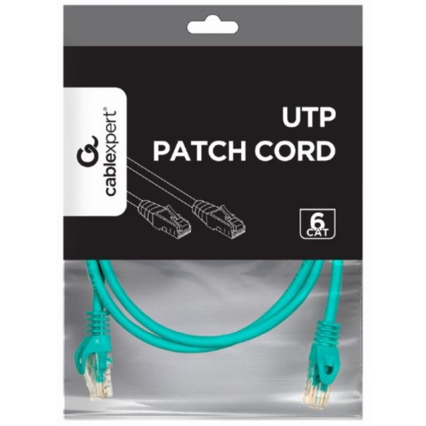 PP6U-2M/G Gembird Mrezni kabl, CAT6 UTP Patch cord 2m green - EP3226060