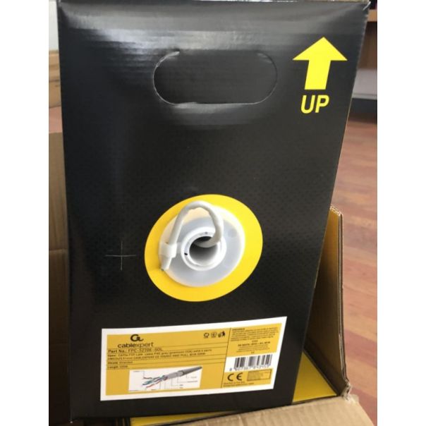 FPC-5270E-SOL Gembird, FTP cat5E Indoor, solid 24AWG, 0,51mm PREMIUM CCA kotur pun presek 305m - EP3223487