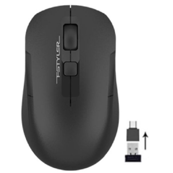 A4-FG16C Air BLACK A4Tech Fstyler DESK+AIR bezicni opticki mis 2.4Ghz,1000-2000Dpi,rechargeable 109m - EP3243194
