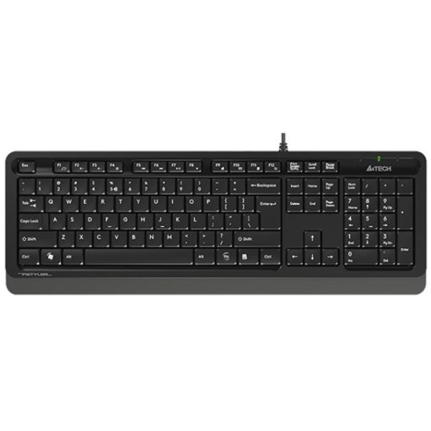 A4-FK10 US GREY A4Tech Fstyler Multimedia comfort tastatura, FN funkcije, vodootp. US-LAYOUT, USB - EP3243820