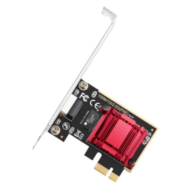 Cudy PE25 RJ45 2.5Gbps PCI Express Network Adapter, RTL8125 - EP3269316