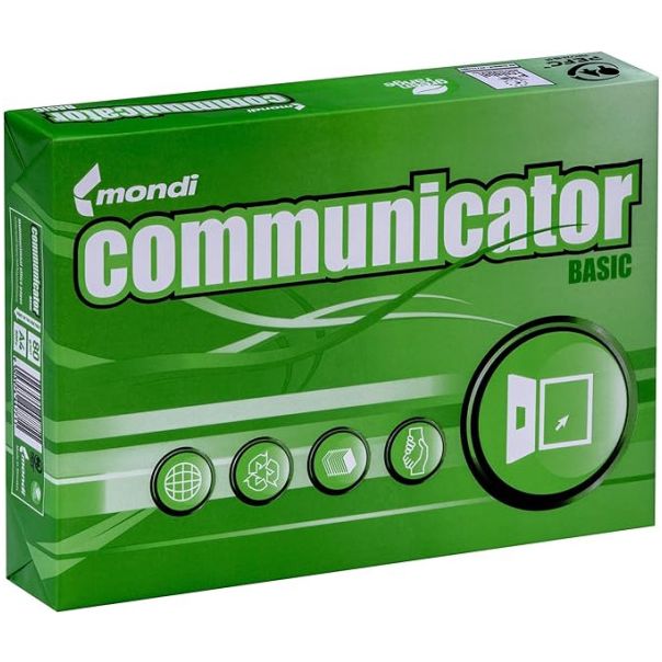 Papir Fotokopir MONDI/Communicator A4/80g m2/ 500Lista za laser,inkjet i fotokopir masine Ris papira - EP3223654