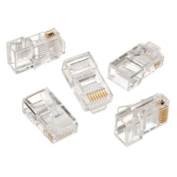 LC-8P8C-001/50 Modular plug RJ45 8P8C 30u CAT5 UTP gold plated, 50 u pakovanju / CENA PO PAKOVANJU - EP3224006