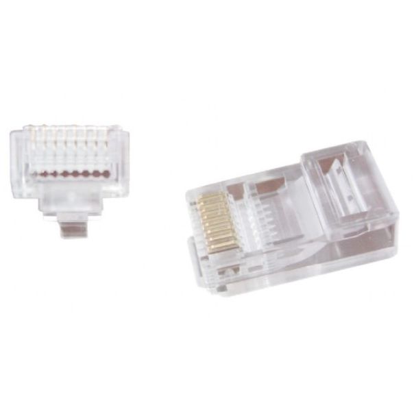 LC-PTU-01/50 Gembird Universal pass-through modular CAT5 UTP plug 8P8C, 50 u pak /CENA PO PAKOVANJU - EP3223720