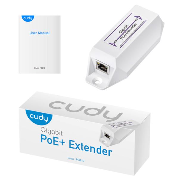 Cudy POE10 * 30W Gigabit PoE+ Injector, 802.3at/802.3af Standard, Data and Power 100 Meters (2665) - EP3227716