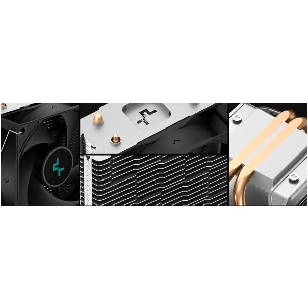 DeepCool AG200 UNI CPU kuler 100W 92mm 500-3050rpm 37CFM LGA1700/1200/1151/1150/1155/AM5/AM4 - EP3224538