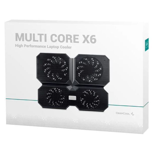 DeepCool MULTI CORE X6 Hladnjak za laptop 15.6 2x140mm+100mm.Fan 1000/1300rpm 121CFM 24dB 380x295x24 - EP3230629