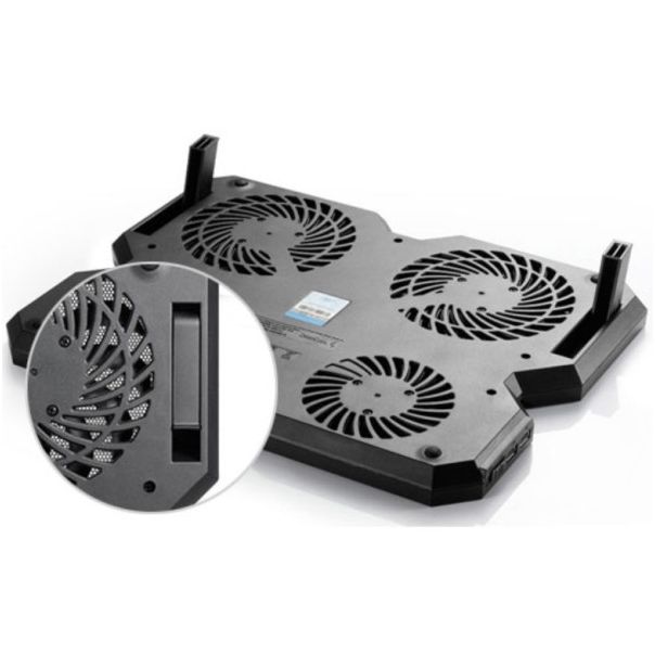 DeepCool MULTI CORE X6 Hladnjak za laptop 15.6 2x140mm+100mm.Fan 1000/1300rpm 121CFM 24dB 380x295x24 - EP3230629