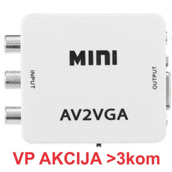 A-AV-VGA-Mini ** Gembird input AV to VGA (906) (560) - EP3223548